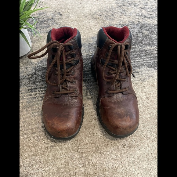 Wolverine Men’s Heavy Duty Strong Brown Boots - Picture 3 of 12